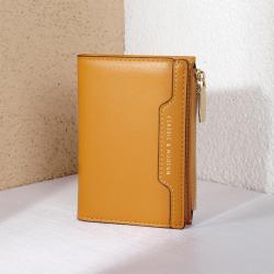 Popular Women's Short Wallet Cute Elegant Card Holder Case Multi Function Coin Purse Zip Clutch Wallets Purse for Girls Ladies