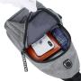 Gelory Fashion Solid Color Casual Multifunction Waist Bags Outdoor Sport Travel Oxford Shoulder Crossbody Chest Bag