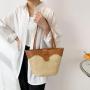 KBW475 Wholesale Straw Tote Women Bag Summer New Casual High Quality Shoulder Handbag Ladies Out Travel Shopping Beach Bag