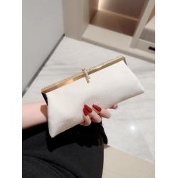 Ladies velvet party clutch bag purses dinner black dress long handbag evening dinner clutch handbags for women wholesale