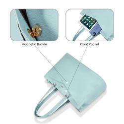 LOVEVOOK OEM Waterproof Leather Computer Handbags Ladies Business Office Work Bag Briefcase 15.6 Inch Laptop Tote Bags for Women
