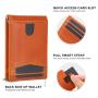 Custom Leather money cilp Slim Leather Wallet Large Bifold Mens Wallet RFID Blocking with ID Windows Credit Card Holder