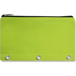 Gelory Multicolor Custom Logo 3 Rings Binder Zipper Stationery Bag Large Capacity Pencil Pouch For School And Offices
