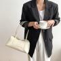Custom logo soft PU leather shoulder bags fashion large capacity casual female handbag fashion big hand bags ladies