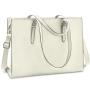 Laptop Bag for Women Waterproof Lightweight Leather 15.6 Inch Computer Tote Bag Business Office Briefcase Large Capacity Handbag