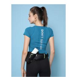 ZR820 Unisex Fashion Waist Bag Nylon Fabric Single Sports Belt Running Bag Waterproof Outdoor Close Fitting Phone Invisible Bag