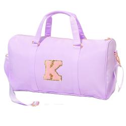 Waterproof Nylon Outdoor Gym Lavender Weekender Bag Luggage & Travel Bag Large Capacity Weekend Women's Duffel Bag