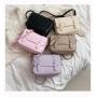 Solid Color Small Bag Women's Summer 2022 New Fashion Simple Messenger Bag Retro Postman Bag