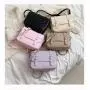 Solid Color Small Bag Women's Summer 2022 New Fashion Simple Messenger Bag Retro Postman Bag