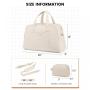 LOVEVOOK 2pcs/set Weekender Overnight Bag with Laptop Compartment Sports Gym Bag with Wet Pocket for Business Travel Duffle Bag
