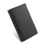 Factory direct leather metal wallet carbon fiber card holder pu leather aluminum card holder wallet