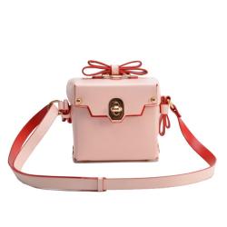 2024 Three Designs Box Shape Purses And Lovely Bow Ties Rivets Handbags For Women Luxury