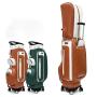 XL151 Microfibre 4 Wheels Trailable Golf Bag New Version Golf Standard Ball Bag Custom Logo Accepted Golf Trolley Bag