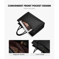 LOVEVOOK LOGO custom laptop handbags for women ladies fashion officework bag leather women's tote bags with laptop compartment