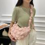 KBW676 Bubble Clouds Bag Pleated Armpit Down Cotton Bag Fashion Shoulder Slant Cross Casual Puff Women Bag