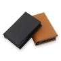 Wholesale Stainless Steel Card Holder Pu Leather Pop Up Card Holder Aluminum Card Holder