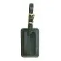 Wholesale custom handcrafted full grain leather luggage tag with adjustable strap