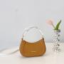 Popular and fashionable versatile solid color knotted handbag, new style of Korean version bag for women in autumn and winter