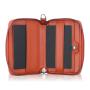 Custom Rfid Blocking Bifold Card Holder Leather Credit Card Wallet With Zipper Id Window Wristlet Coin Pocket For Women