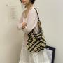 Custom boho beach bag Wholesale Fashionable Luxury Tote Bags Raffia Seagrass Woven Straw Vacation Sling Bag
