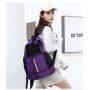 ZF266 Unisex Oxford Sports Fitness Athletic Bags Drawstring Sports Backpack Basketball Gift Bag String Bags With Zipper Pocket