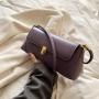Elegant Underarm Bag Pu Leather Vintage Designer Shoulder Sling Bag Purse Large Capacity Fashion Women Tote Bag