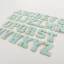Hot Sales New Design Factory Multi Colors Low MOQ Wholesale Embroidery Chenille Patches Chenille Letter Stickers Custom