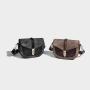 Autumn retro fashion texture crossbody shoulder saddle bags pu leather handbags for women luxury