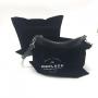 High End Black Velvet Travel Dust Envelope Pouch For Handbag Custom Logo Printed Velvet Gift Pillow Cover Bag