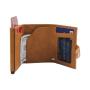 ultra-slim lightweight top grain leathers minimalist wallet quality good  aluminum cardholder