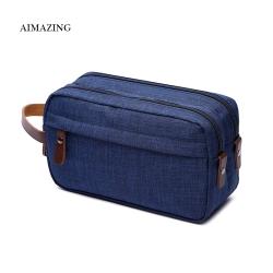 Cosmetic Bag Man Short Plush Fabric Animal Square Cube Cosmetic  Makeup Waterproof Cosmetic Bag For Men Toiletry Bag Leather
