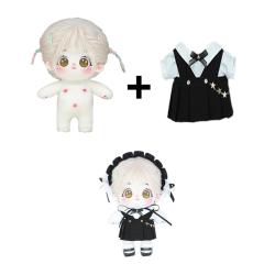 Little skirt can changing doll dressing humanoid  cotton custom doll props accessories 20cm cute doll