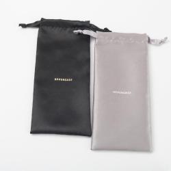 Satin Bag Satin Pouch Hot Stamping Printed Satin Drawstring Dust Hair Bag