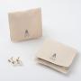 Custom Logo Printed Cotton Envelope Dust Gift Jewelry Bag Small Luxury Bracelet Necklace Jewelry Envelope Pouch