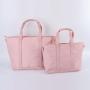 Keymay Over Size  Portable Waterproof Water Resist Liner Nylon Zipper Women Shopping Shoulder Bags Large Beach Bag Tote Bag