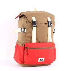 CHANGRONG Custom Lightweight recycled rpet color block design casual sports backpacks