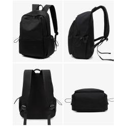 ZF306 New Schoolbag Female Junior High School Students Shoulder Bag Male Computer Backpack Oxford Breathable Waterproof Travel