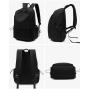 ZF306 New Schoolbag Female Junior High School Students Shoulder Bag Male Computer Backpack Oxford Breathable Waterproof Travel