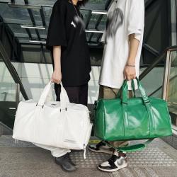 XL306 PU leather Durable Customized Logo Gym Bag Anti Water Large Capacity Sports Duffle Bag Polyester Yoga Bag
