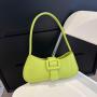 KBW742 Woman New Ins Underarm Bag PU Daily Life Simple And Stylish Girl Mini Handbag Zipper Versatile One Shoulder Women's Bag