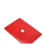 OEM ODM customise hot products luxury high quality real embossed crocodile leather for Macbook Air Pro 11 12 13 15 laptop cover
