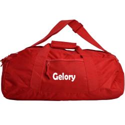 Gelory Daily Use Personalized Large Capacity Durable Fabric Recycled Polyester Duffel Bag Pink Gym Sports Bag