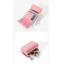 Wholesale Simple Women's Short Wallets Female Purses Card Holder Wallets Leather Coin Money Clip Bag 3 Folded Wallet carteras para mujer