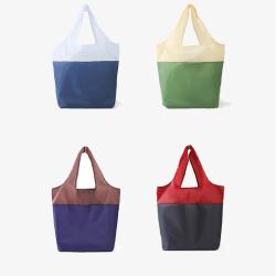 Portable foldable large capacity grocery shopping bag waterproof environmentally friendly supermarket tote shopping bag