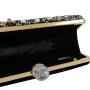 New arrival elegant clutch bag purse woman handbag wedding bride clutches velvet handmade flower evening bags for lady