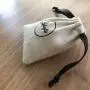 High Quality Beige Cotton Twill Jewelry Gift Drawstring Bag Small Gift Jewelry Drawstring Pouch