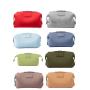 Wholesale Custom Logo Eco Friendly Solid Color Travel Toiletry Makeup Bag Neoprene Cosmetic Bag