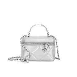 2024  New Fashion Handbags Mini Make up Box Bags Lady Chain Leather Clutch Bags Lady Design Cosmetic Purses For Women