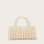 Popular Pearl Ball Evening Dress Handmade Weaving Handmade Handmade Handmade Handmade Handwoven Small Design carteras para mujer 	 sac a main