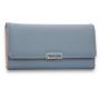 Cheap Fashion Korean Style Tri-fold Long PU women's small  Leather Coins Holder Wallet